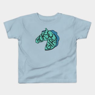 Horse Girl Kids T-Shirt